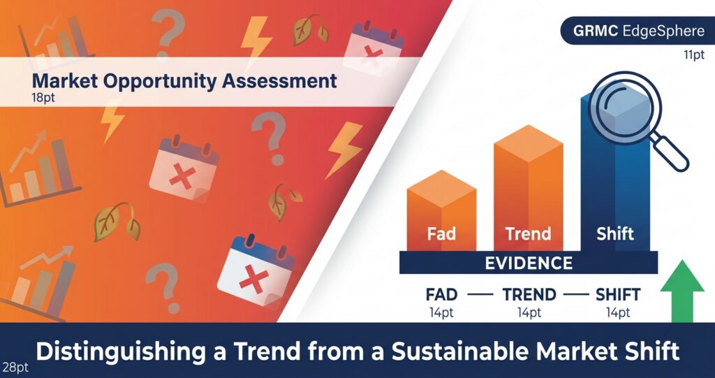 Market Opportunity Assessment: Distinguishing a Trend from a Sustainable Market Shift